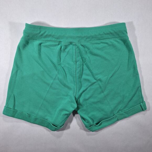 Tommy Hilfiger Sport Women's Medium Sweat Shorts Green Drawstring Cuffed Elastic - Picture 5 of 15